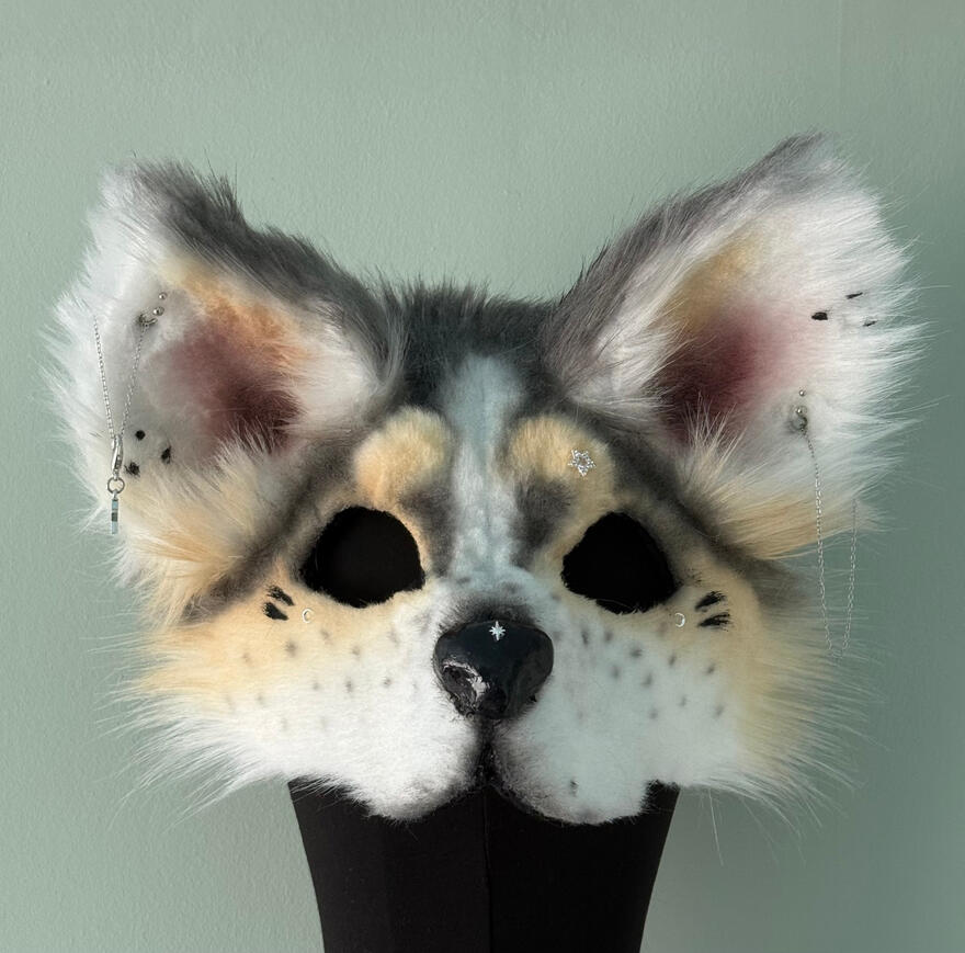 Dog Mask Premade - SOLD